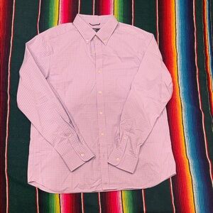 Vineyard Vines Men's Pink Plaid Button Down Shirt